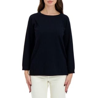 Emme Marella Ginetta25 Maglia Girocollo In Viscosa Stretch Donna Casual Donna