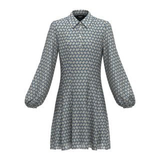 Emme Marella Madre Abito Creponne Stampato  Donna Casual Donna