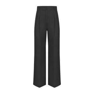 Emme Marella Morinape25 Pantaloni A Palazzo Pinces In Popline Donna Casual Donna