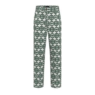Emme Marella Musape25 Pantaloni In Popline Fantasia Donna Casual Donna