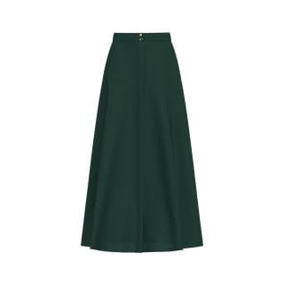 Emme Marella Nuvolepe26 Gonna Lunga Svasata  Bottoni In Popline Casual Donna