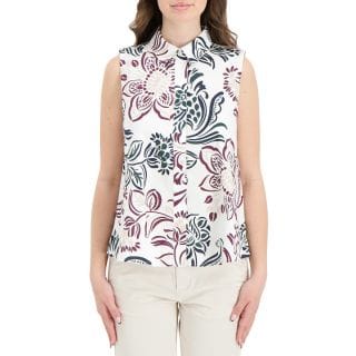 Emme Marella Odinope26 Camicia Popline Stampato Donna Casual Donna