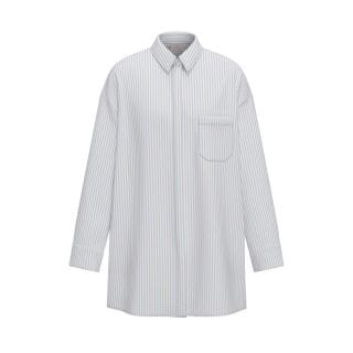 Emme Marella Pappape26 Camicia Over In Popline Stretch Donna Casual Donna