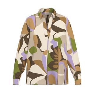 Emme Marella Pontilepe26 Blusa In Popline Stretch Donna Casual Donna