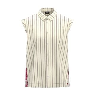 Emme Marella Stipitepe25 Camicia In Popline E Inserto Donna Casual Donna