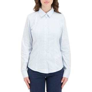 Emme Marella Tempope26 Camicia Slim In Popline Stretch Donna Casual Donna