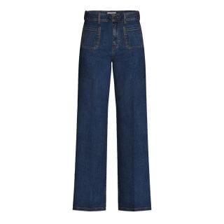 Emme Marella Wideflairai26 Jeans Wide Flaire Tasca Applic Donna Casual Donna