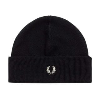 Fred Perry C9160 Beanie In Lana Merino Accessori Uomo