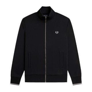 Fred Perry J1327 Felpa Full Zip Throught Casual Uomo