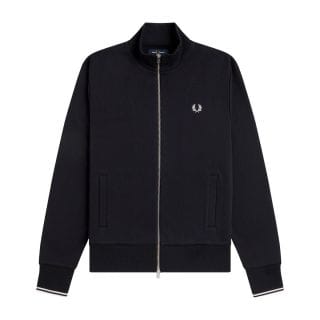 Fred Perry J3340 Felpa Full Zip Logo Casual Uomo