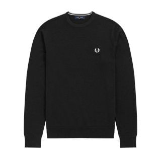 Fred Perry K9601 Maglione Girocollo In Lana E Cotone Casual Uomo