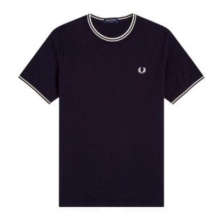 Fred Perry M1588 T-shirt Twin Tipped Casual Uomo