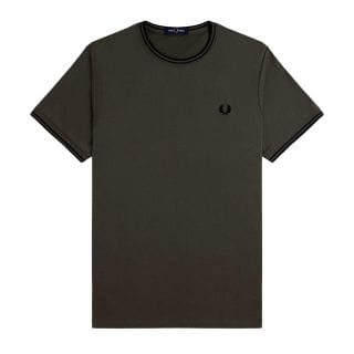 Fred Perry M1588 T-shirt Twin Tipped Casual Uomo