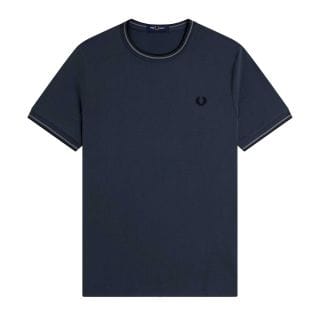 Fred Perry M1588 T-shirt Twin Tipped Casual Uomo