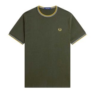Fred Perry M1588 T-shirt Twin Tipped Casual Uomo