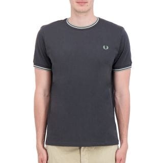 Fred Perry M1588 T-shirt Twin Tipped Casual Uomo