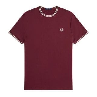 Fred Perry M1588 T-shirt Twin Tipped Casual Uomo