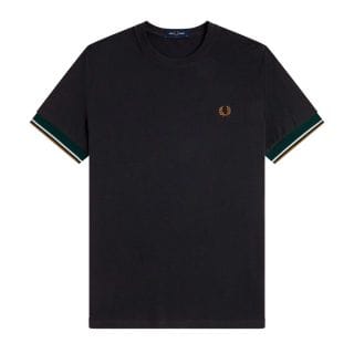 Fred Perry M2396 T-shirt Twin Tipped Manica Casual Uomo