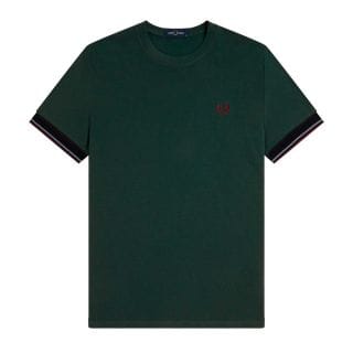 Fred Perry M2396 T-shirt Twin Tipped Manica Casual Uomo