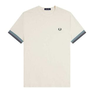 Fred Perry M2396 T-shirt Twin Tipped Manica Casual Uomo