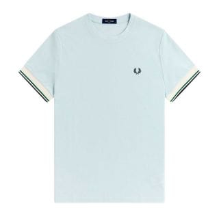 Fred Perry M2396 T-shirt Twin Tipped Manica Casual Uomo