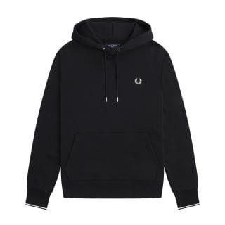 Fred Perry M2643 Felpa Con Cappuccio Logo Casual Uomo