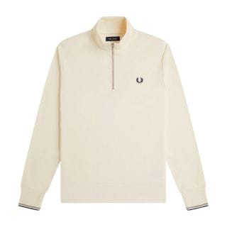 Fred Perry M3574 Felpa 1/2 Zip Logo Casual Uomo