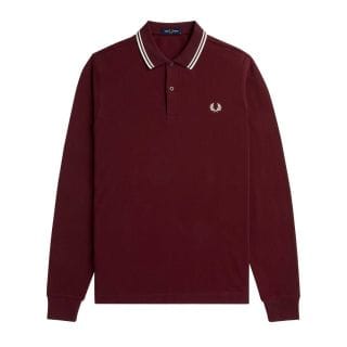 Fred Perry M3636 Polo Fred Perry Ls Twin Tipped Casual Uomo