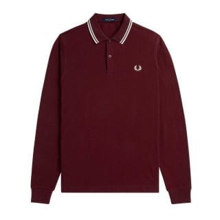 Fred Perry M3636 Polo Fred Perry Ls Twin Tipped Casual Uomo
