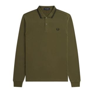 Fred Perry M3636 Polo Manica Lunga Casual Uomo