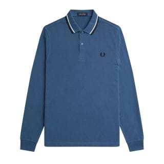 Fred Perry M3636 Polo Manica Lunga Casual Uomo