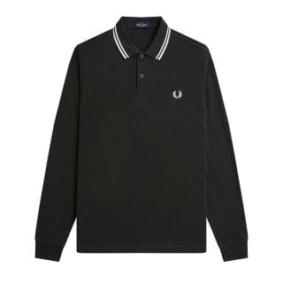 Fred Perry M3636 Polo Manica Lunga Casual Uomo