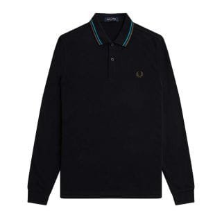 Fred Perry M3636 Polo Manica Lunga Casual Uomo
