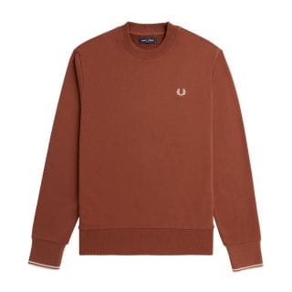 Fred Perry M7535 Felpa Girocollo Logo Casual Uomo