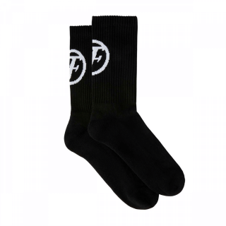 Frisco Frisco Calze Frisco Logo Tondo Black Street Style Uomo
