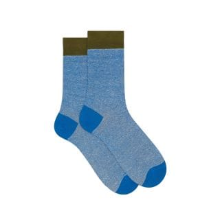 Gallo 505748 Calza Americana Cotone Lino Piquet Casual Uomo