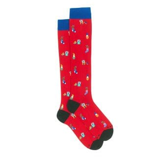 Gallo 513174 Calza Lunga Caldo Cotone Oggetti Natalizi Casual Uomo