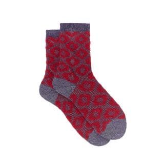 Gallo 513385 Calza Corta Bocle Lurex Donna Casual Donna