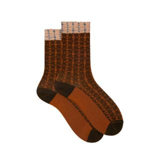 Gallo 515574 Calza Corta In Viscosa Fantasia Donna Casual Donna