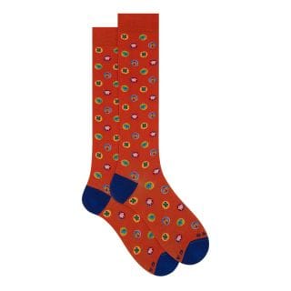 Gallo 515704 Calza Lunga Cotone Superlight Simboli Casual Uomo