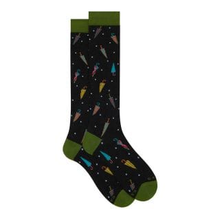 Gallo 516200 Calza Lunga Ombrelli All Over Casual Uomo