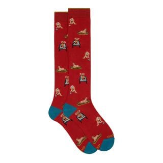 Gallo 516285 Calza Lunga Cani Reali Casual Uomo