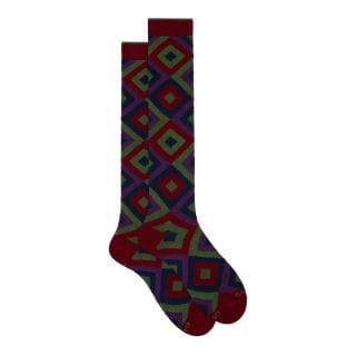 Gallo 516308 Calza Lunga Rombo Concentrico Casual Uomo