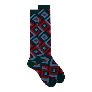 Gallo 516308 Calza Lunga Rombo Concentrico Casual Uomo