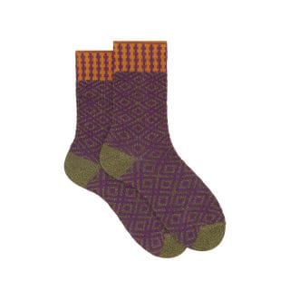 Gallo 516359 Calza Corta Mosaico Donna Casual Donna