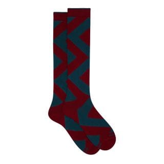 Gallo 516457 Calza Lunga Maxi Rombo Casual Uomo