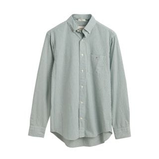 Gant 3000140 Camicia B.d. In Popeline A Righe Banker Regular Casual Uomo
