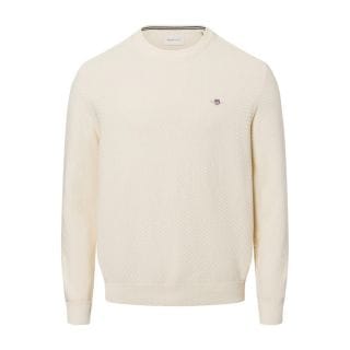 Gant 8030291 Maglione Girocollo Micro Testure Cotton Casual Uomo