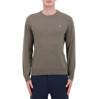 Gant 8060068 Maglione Girocollo In Cotone E Lana Casual Uomo