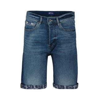 Gas Abbigliamento 370265031070 Bermuda In Denim Teo Con Bandana Casual Uomo